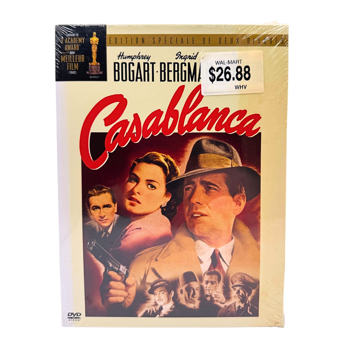 Casablanca (DVD) Humphrey Bogart Classic Romance Brand New & Sealed