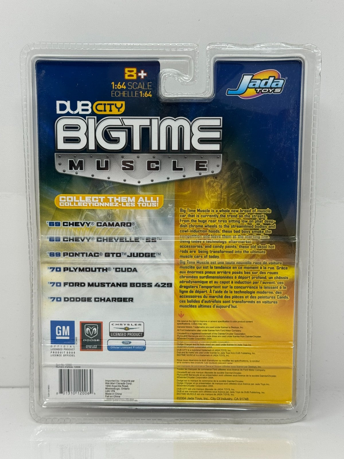 Jada Dub City Bigtime Muscle 1970 Dodge Charger 1:64 Diecast