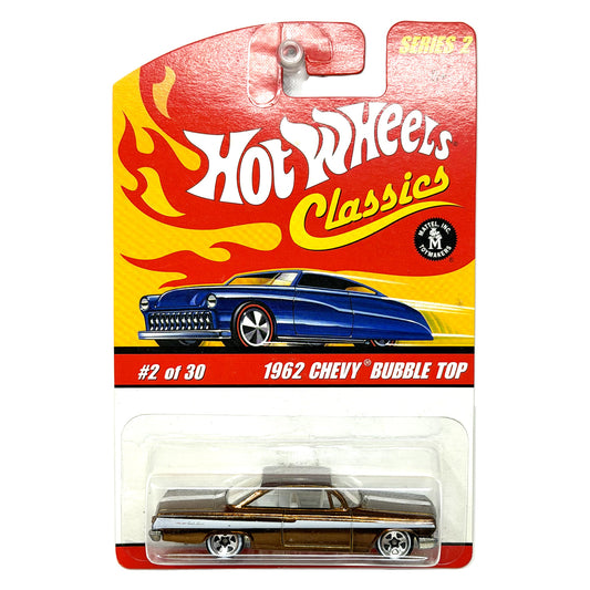 Hot Wheels Classics Series 2 1962 Chevy Bubble Top 1:64 Diecast Gold