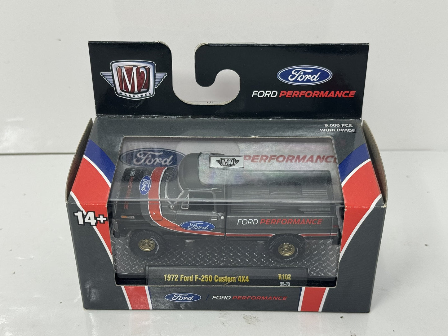 M2 Machines Ford Performance 1972 Ford F-250 Custom 4x4 1:64 Diecast