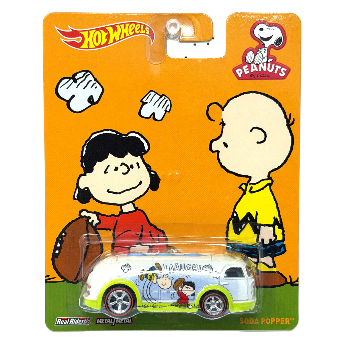 Hot Wheels Peanuts Soda Popper 1:64 Diecast Real Riders