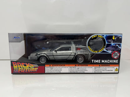 Jada Back to the Future Time Machine DeLorean w/ Lights 1:24 Diecast