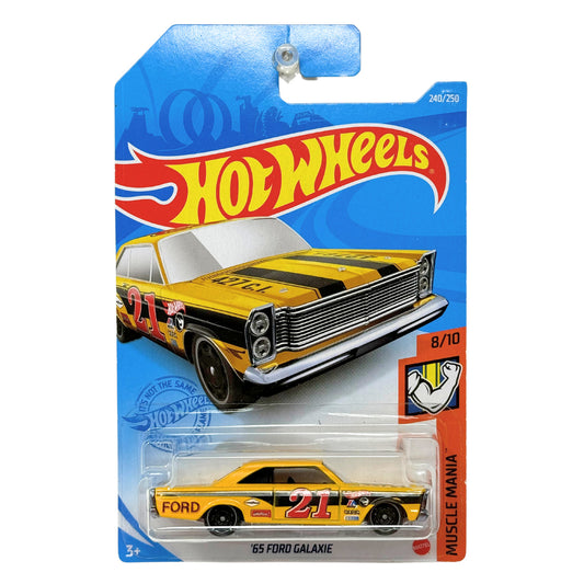 Hot Wheels Treasure Hunt Muscle Mania 1965 Ford Galaxie 1:64 Diecast
