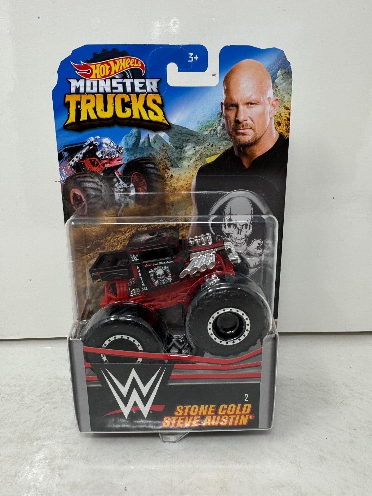 Hot Wheels Monster Trucks WWE Stone Cold Steve Austin 1:64 Diecast