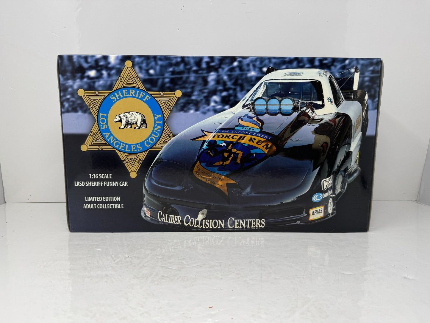 Milestone Joe Lomonaco NHRA LASD Los Angeles County Sheriff Funny Car 1:16 Scale