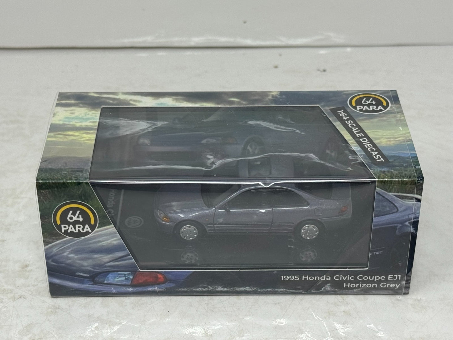 Paragon Para64 1995 Honda Civic Coupe EJ1 Horizon Grey 1:64 Diecast