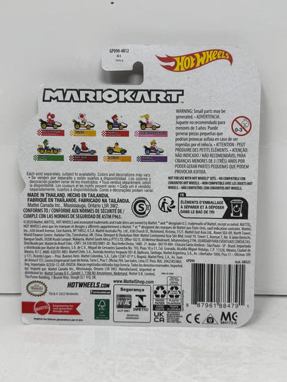 Hot Wheels Mario Kart Red Yoshi Standard Kart 1:64 Diecast