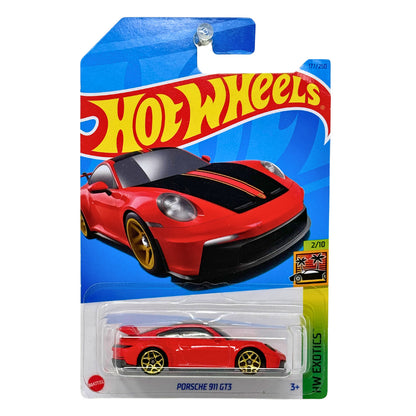 Hot Wheels HW Exotics Porsche 911 GT3 1:64 Diecast Red