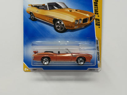 Hot Wheels 2008 First Editions 1970 Pontiac GTO 1:64 Diecast Orange