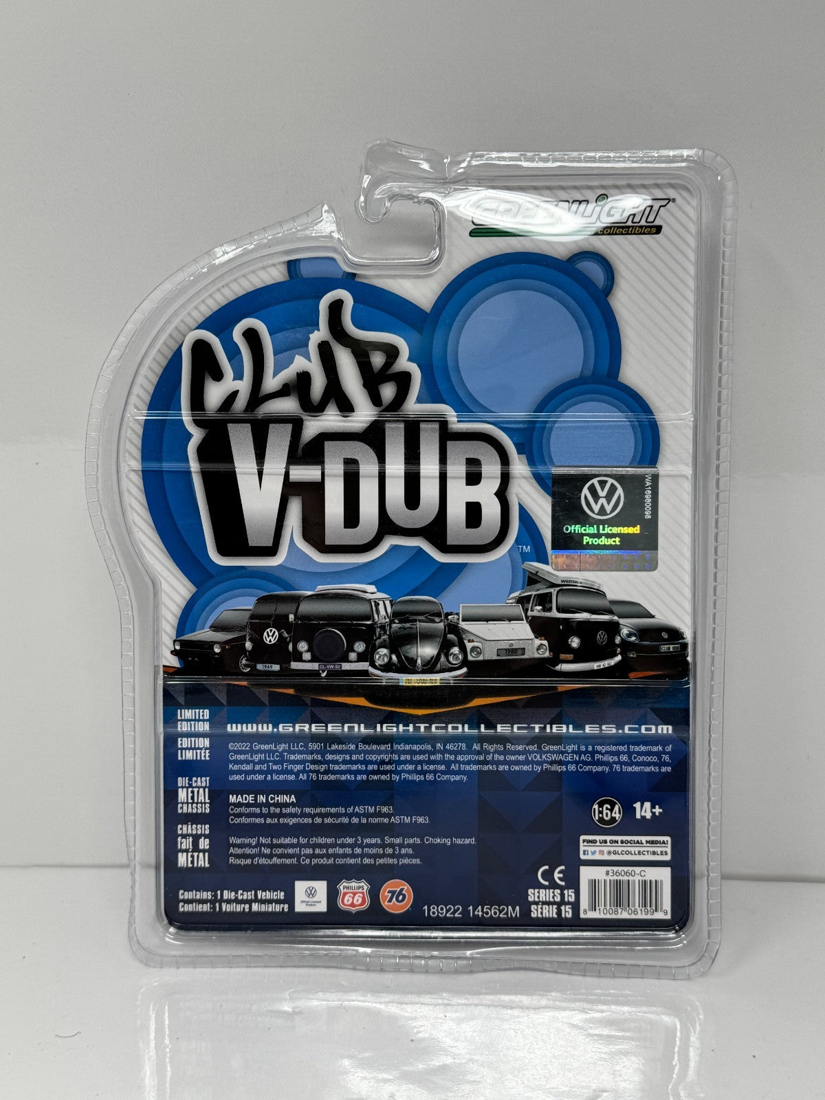 Greenlight Club V-Dub 1974 Volkswagen Type 181 The Thing 1:64 Diecast Red