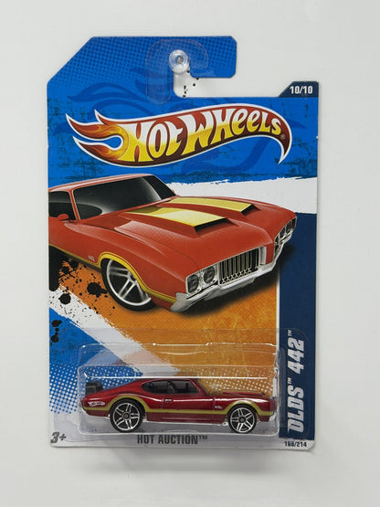 Hot Wheels Hot Auction Oldsmobile 442 1:64 Diecast Red