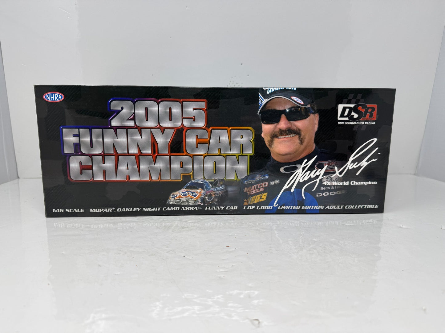 Milestone Gary Scelzi NHRA Mopar Oakley Night Camo Dodge Funny Car 1:16 Scale