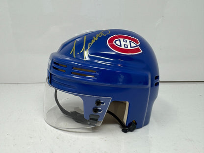 Bauer Montreal Canadiens Mini Helmet with Louis Leblanc Auto