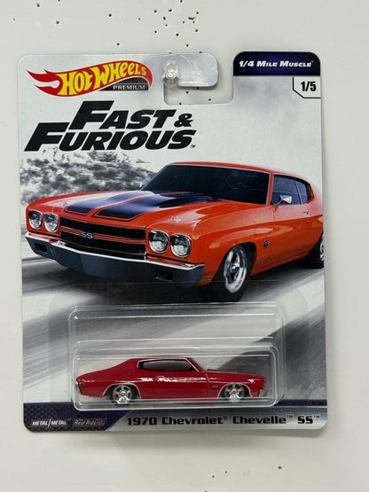 Hot Wheels Premium Fast & Furious 1970 Chevrolet Chevelle SS 1:64 Diecast