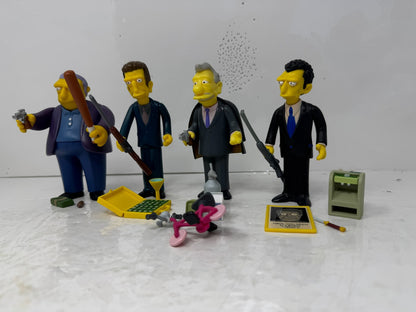 Simpsons World of Springfield Mafia Figure Set Playmates