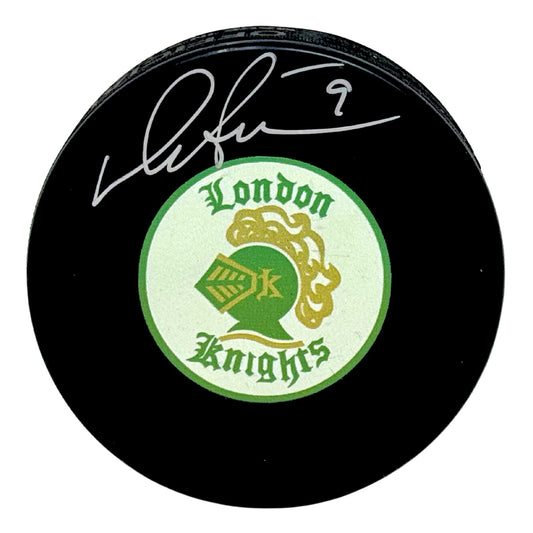 Darryl Sittler London Knights Signed NHL Autograph Puck Silver Auto
