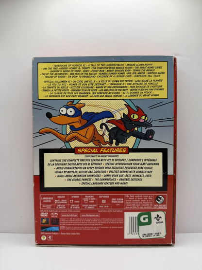 Simpsons Season 12 (DVD) Simpsons Animation