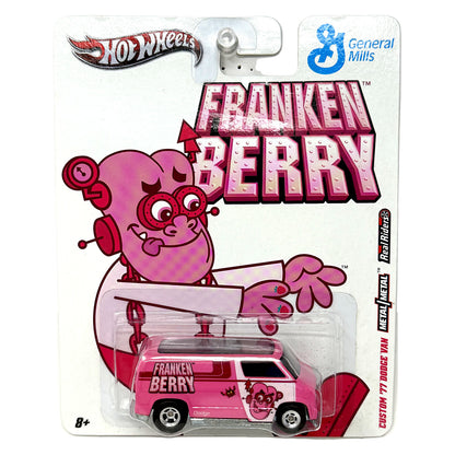 Hot Wheels General Mills Franken Berry 1977 Dodge Van 1:64 Diecast Real Riders
