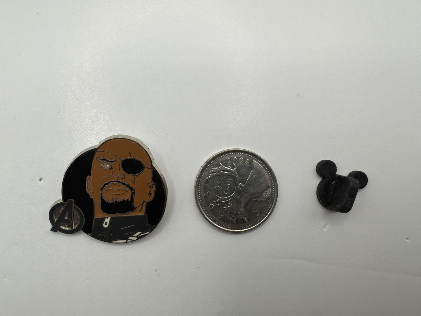 Nick Fury Disney Marvel Avengers Assemble Booster Trading Pin DC1S19