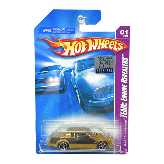 Hot Wheels Engine Revealer 1987 Buick Grand National 1:64 Diecast Factory Sealed