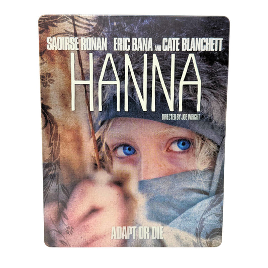 Hanna (Blu-ray) Steelbook Saoirse Ronan Action Good Condition!!!