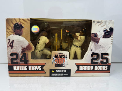 McFarlane MLB Giants of the Home Run 660 Willie Mays & Barry Bonds 2-Pack Figure