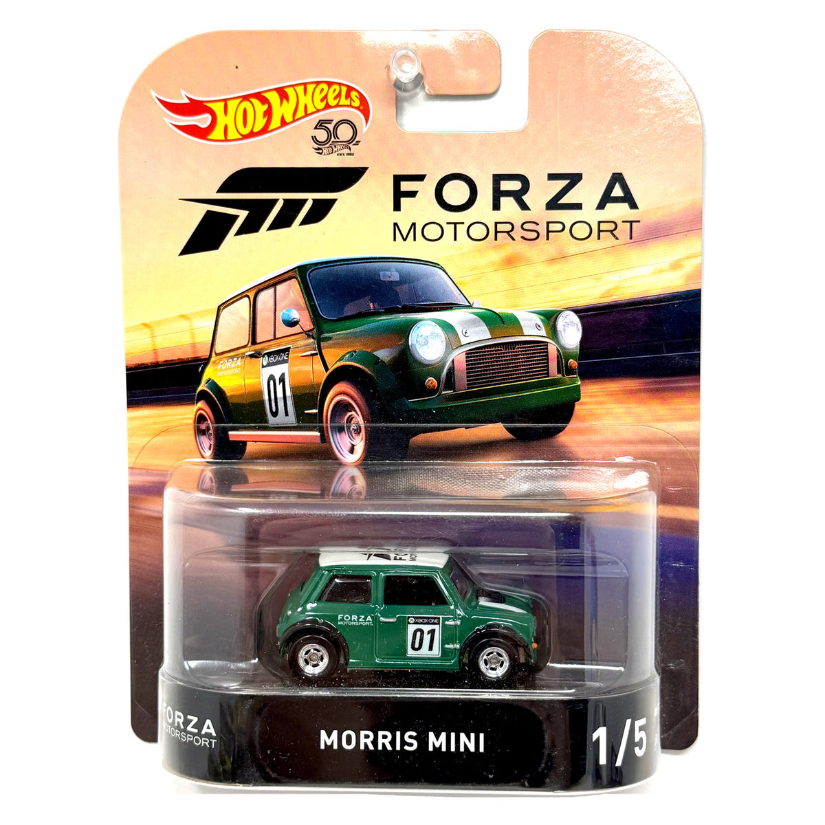 Hot Wheels Retro Entertainment Forza Motorsport Morris Mini 1:64 Diecast