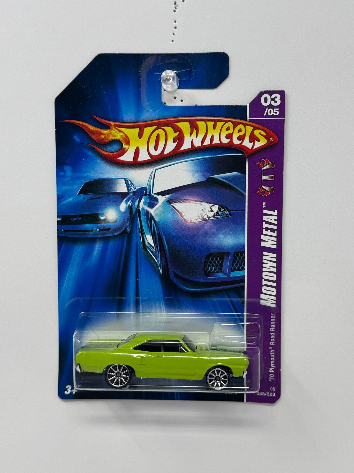 Hot Wheels Motown Metal 1970 Plymouth Road Runner 1:64 Diecast Green