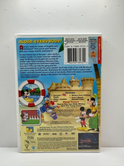 Mickey Mouse Clubhouse Mickey's Big Splash (DVD) Mickey Mouse Kids Disney
