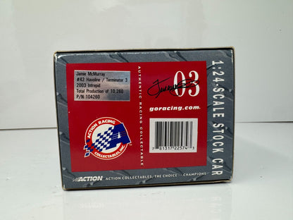 Action NASCAR Jamie McMurray #42 Terminator 3 2003 Dodge Intrepid 1:24 Diecast