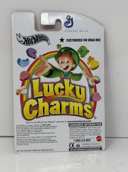 Hot Wheels Lucky Charms Customized VW Drag Bus General Mills 1:64 Diecast