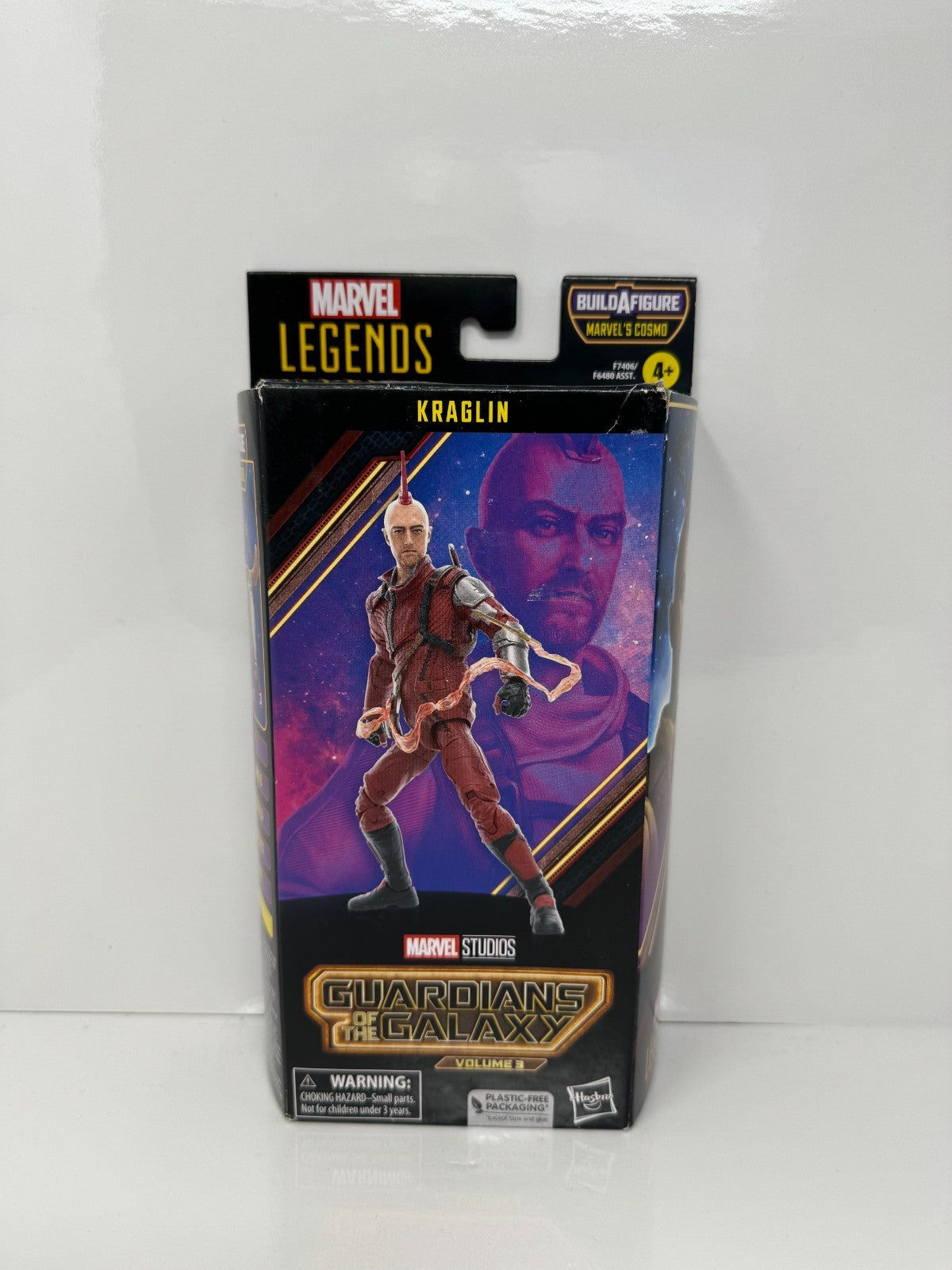 Marvel Legends GOTG Vol.3 Kraglin Action Figure w/ Cosmo BAF Piece