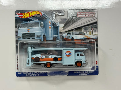 Hot Wheels Premium Team Transport #57 De Tomaso Pantera Gruppo 4 1:64 Diecast