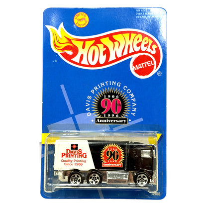 Hot Wheels Davis Printing 90th Anniversary Hiway Hauler 1:64 Diecast