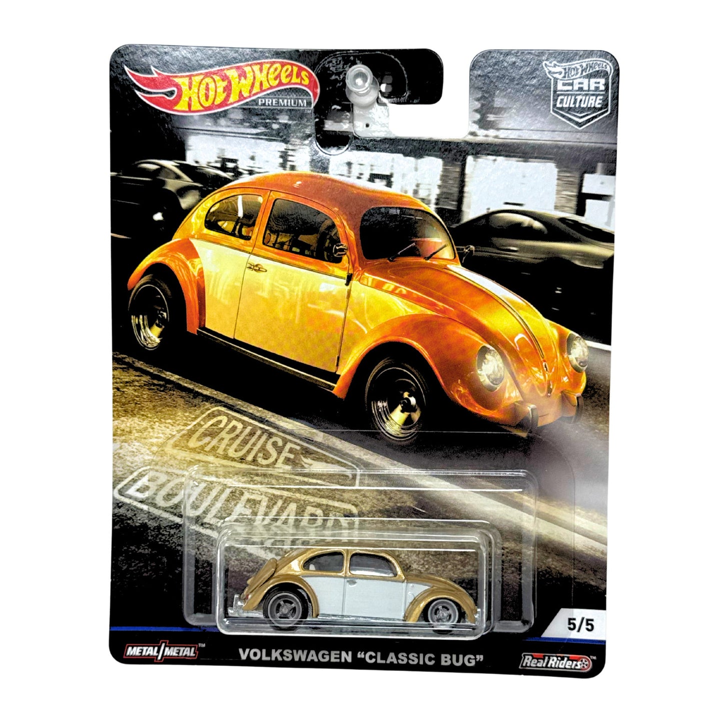 Hot Wheels Premium Cruise Boulevard Volkswagen Classic Bug 1:64 Diecast