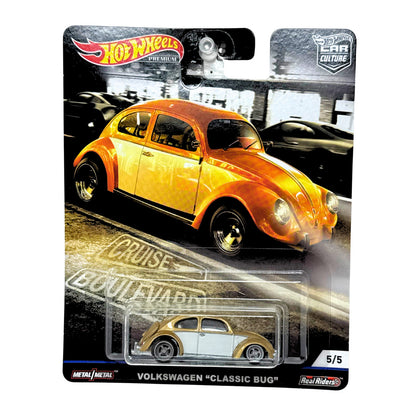 Hot Wheels Premium Cruise Boulevard Volkswagen Classic Bug 1:64 Diecast