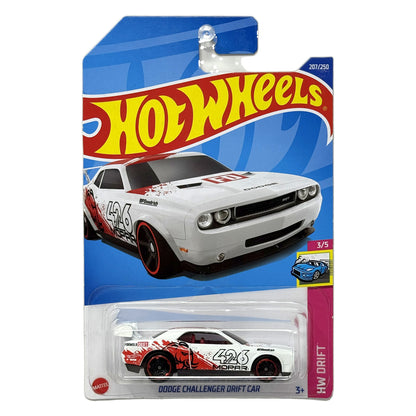 Hot Wheels Drift Dodge Challenger Drift Car 1:64 Diecast White