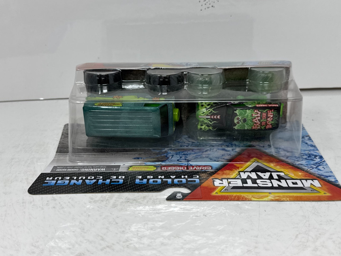 Monster Jam Color Change Grave Digger & Mystery Machine 1:64 Diecast