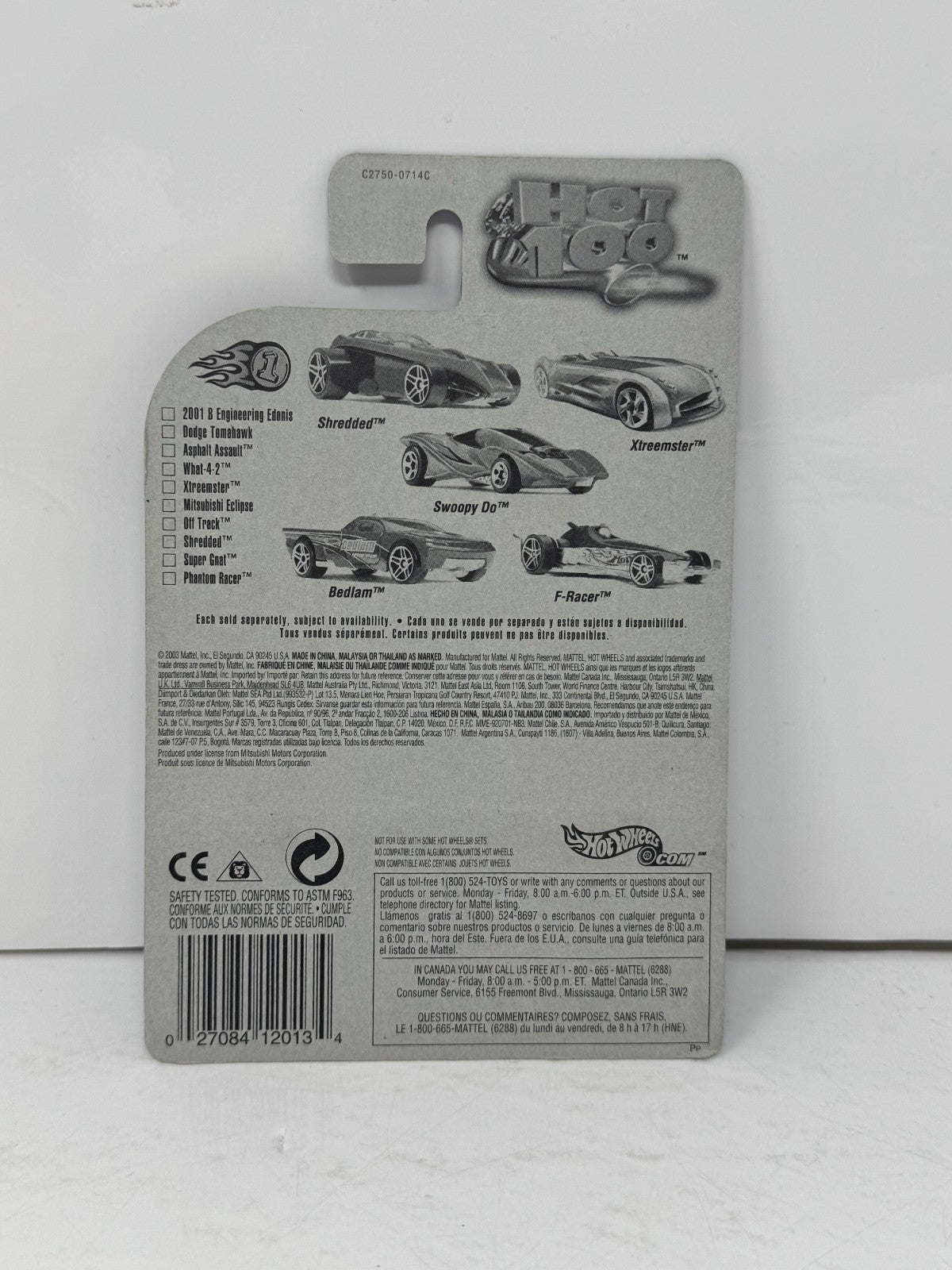 Hot Wheels First Editions Mitsubishi Eclipse ZAMAC 1:64 Diecast