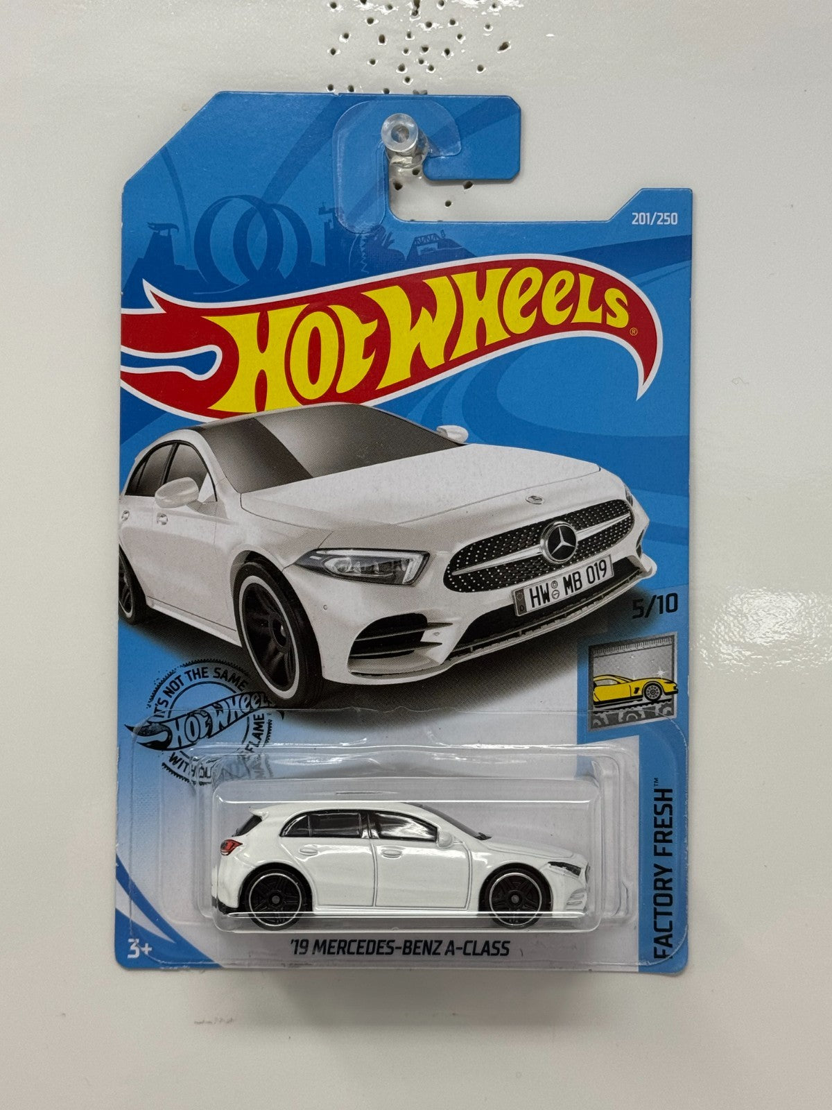 Hot Wheels Factory Fresh 2019 Mercedes-Benz A-Class 1:64 Diecast White