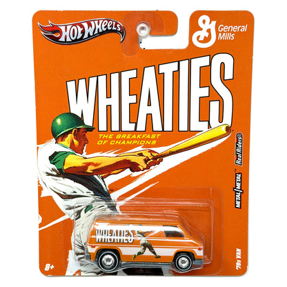 Hot Wheels General Mills Wheaties 1970s Van 1:64 Diecast Real Riders