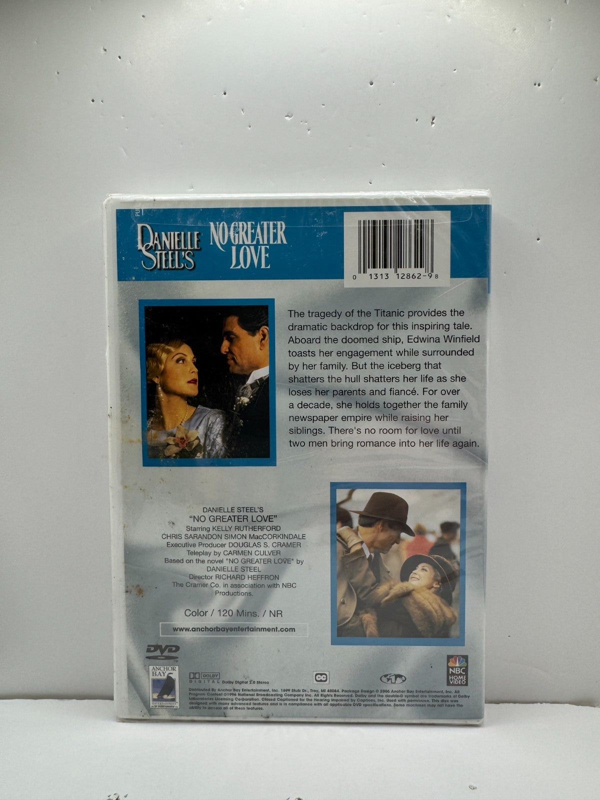 No Greater Love (DVD) Danielle Steele Romance Drama Sealed