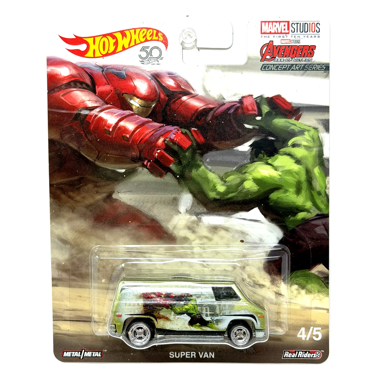 Hot Wheels Marvel Avengers Super Van 1:64 Diecast Real Riders