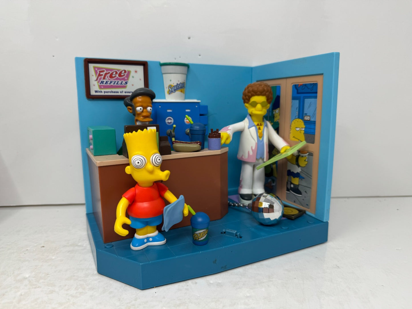 Simpsons World of Springfield Kwik E Mart Convenience Store Playmates Playset