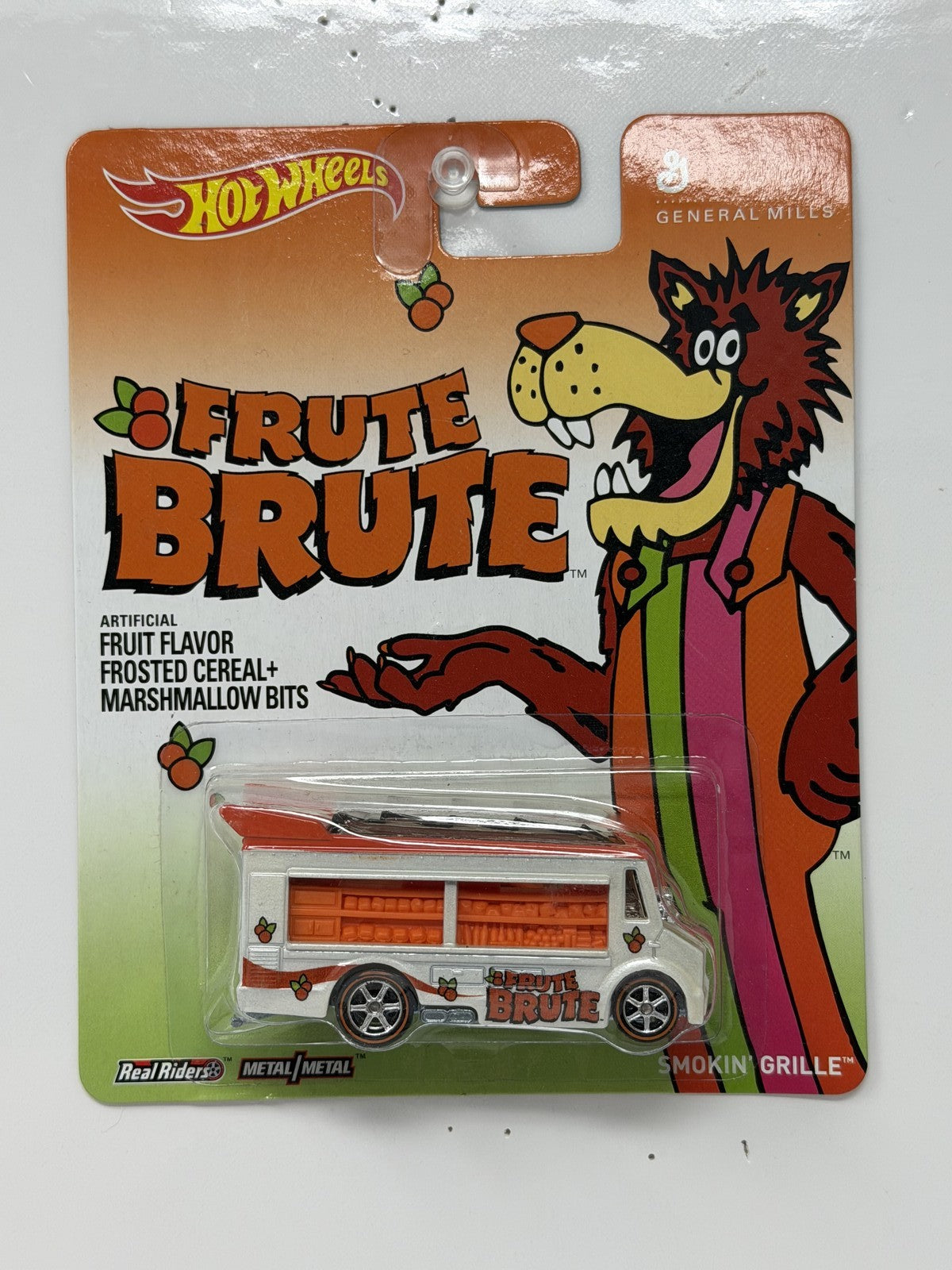 Hot Wheels General Mills Frute Brute Smokin' Grille 1:64 Diecast Real Riders