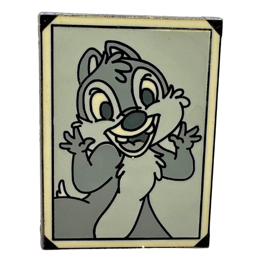 WDW Disney Black and White Snapshots Chip 'N' Dale Trading Pin DC1S1