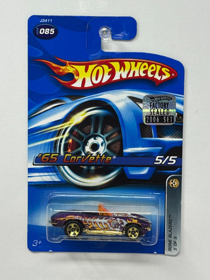 Hot Wheels Bone Blazers 1965 Chevy Corvette 1:64 Diecast Factory Sealed