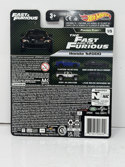 Hot Wheels Premium Fast & Furious Furious Fleet Honda S2000 1:64 Diecast