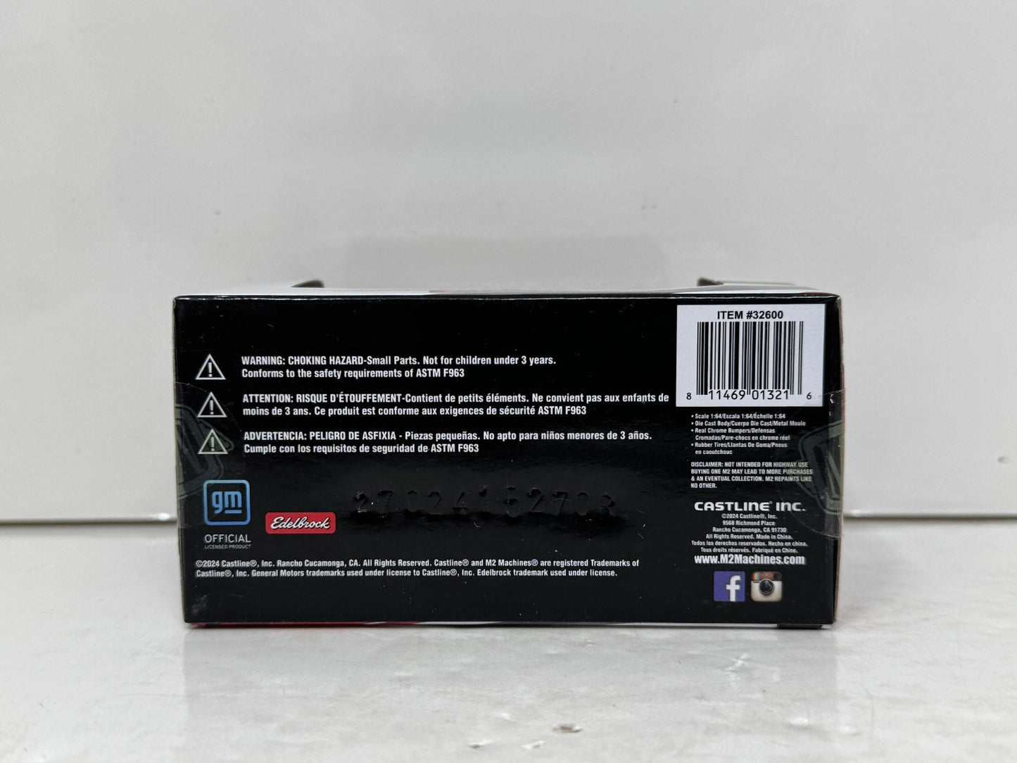 M2 Machines Edelbrock 1975 Chevrolet Cheyenne Super 10 Custom SS 1:64 Diecast