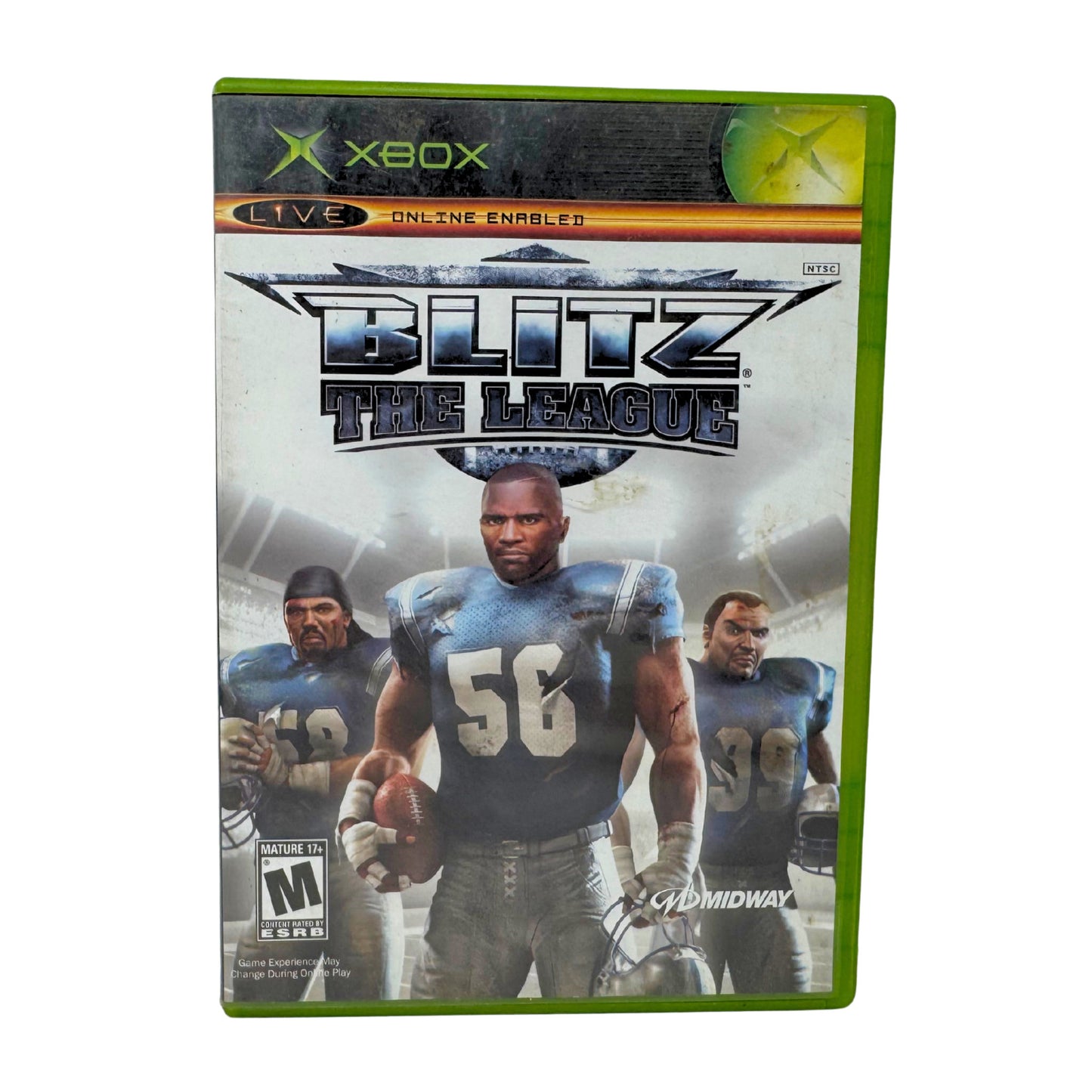 NFL Blitz The League Xbox Video Game Good Shape Includes Manual